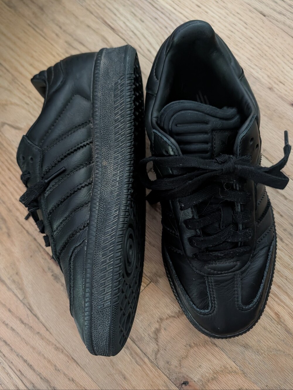 Adidas Samba OG Black Leather Triple Black Sneakers Shoes Men’s 7 Women’s 8
